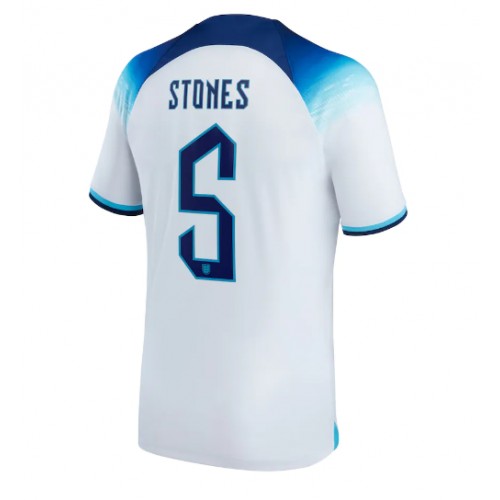England John Stones #5 Replika Hjemmebanetrøje VM 2022 Kortærmet